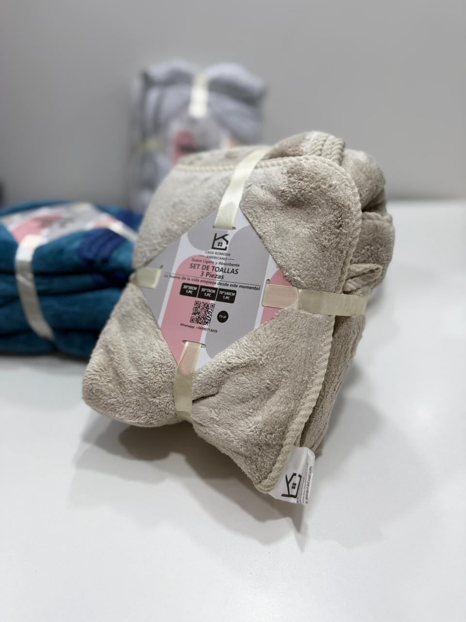 Toallas secado rápido (marca casa komoda)