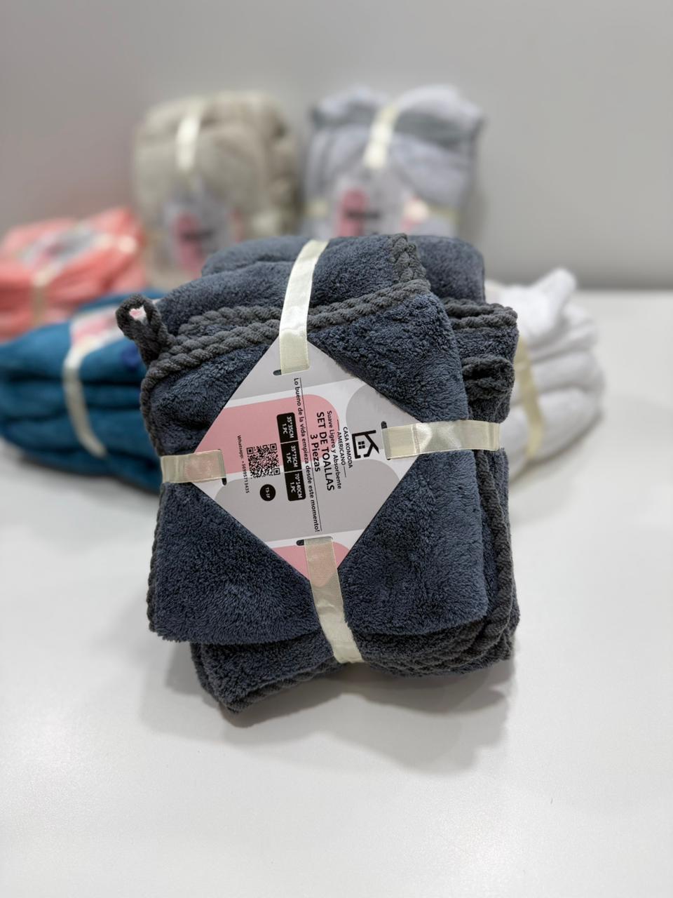 Toallas secado rápido (marca casa komoda)