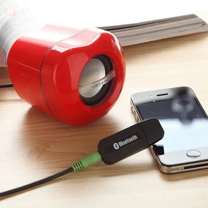 Car USB Bluetooth-compatible Audio Receiver Car Wireless Adapter with 3.5mm AUX Audio Data Cable for PC Laptop Phone